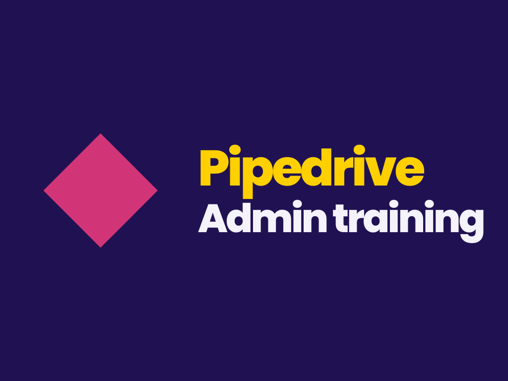 pipedrive admin training